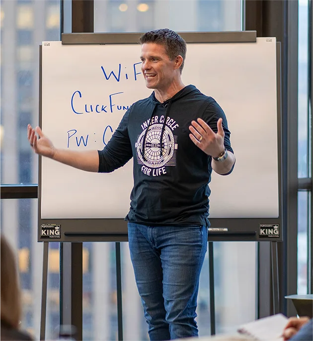 Russell Brunson teaching ClickFunnels